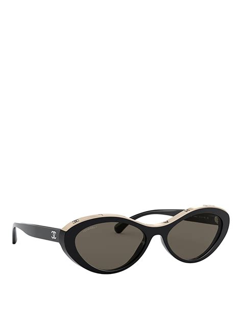 black cat eye sunglasses chanel|best designer cat eye sunglasses.